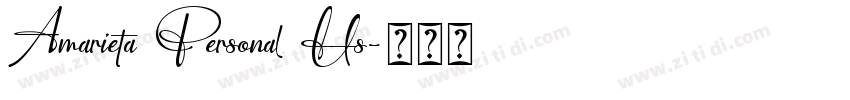Amarieta Personal Us字体转换 Amarieta Personal Us字体转换